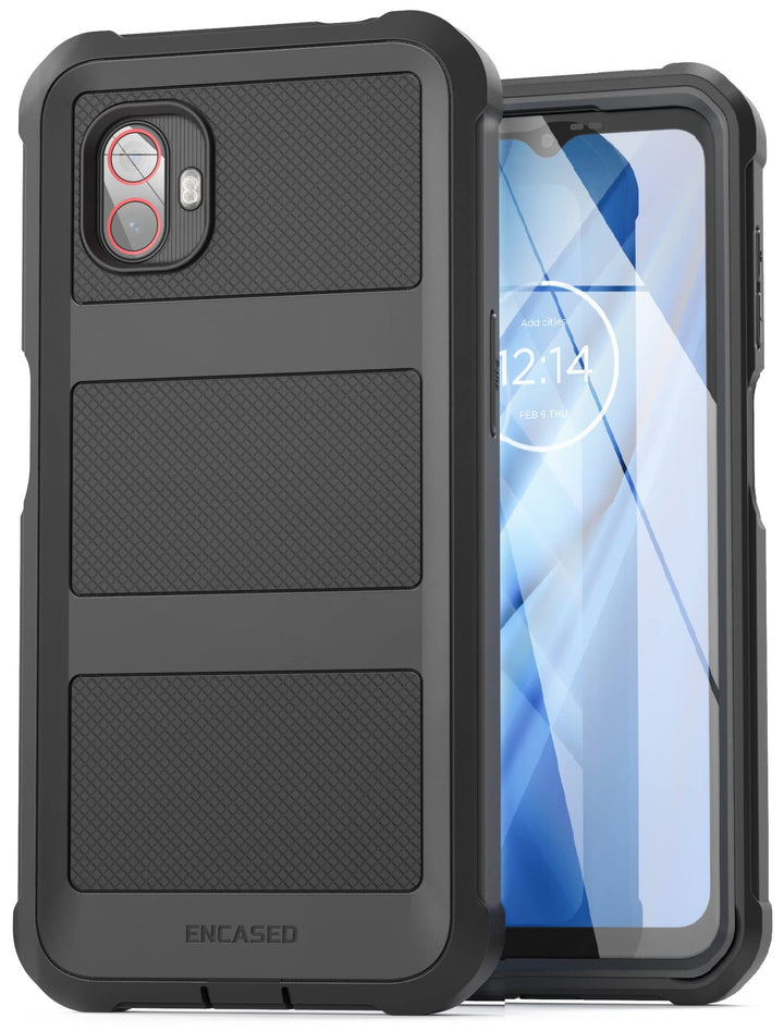 ENCASED Robuste Schutzhülle für Galaxy Xcover 6 Pro – Falcon-Serie, doppellagige, stossfeste Abdecku