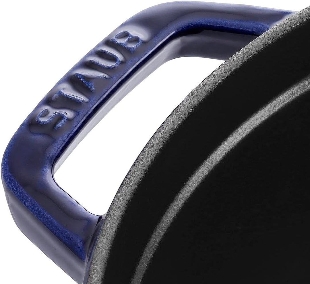 STAUB Gusseisen Bräter/Cocotte, Rund 26 cm, 5 L, Aromaregen Funktion, Für alle Herdarten geeignet, D