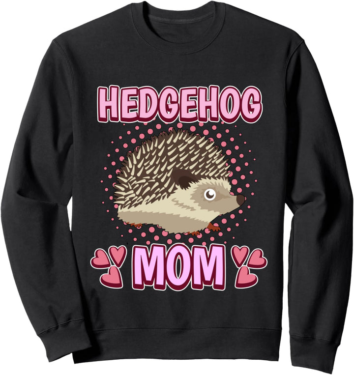 Damen Hedgehog Mom Mama Muttertag Igel Sweatshirt