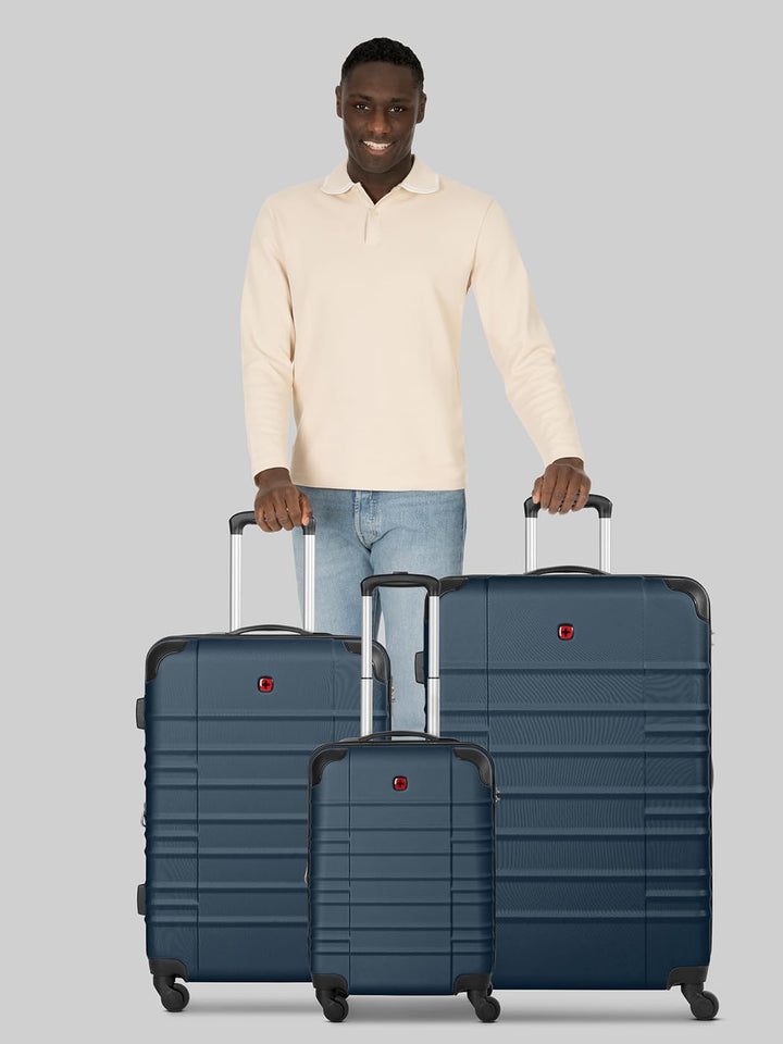 WENGER Koffer-Set 3-teilig für Damen und Herren | Reise-Trolleys 51 x 30 x 75 cm aus hochwertigem, s