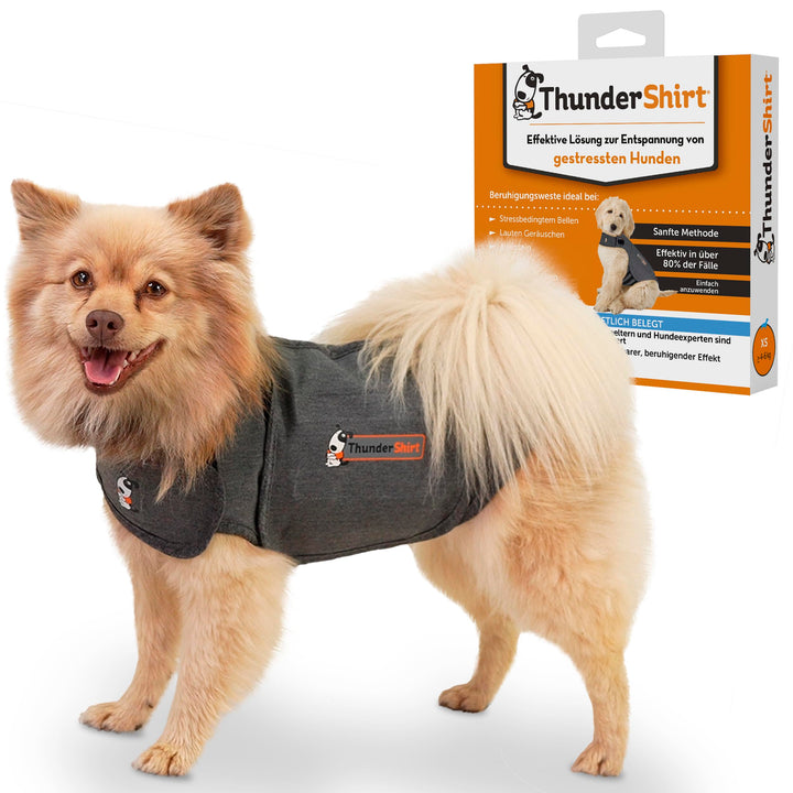 Thundershirt: Beruhigungsweste für Hunde - Grau - Grösse XS XS Nur Jacke, XS Nur Jacke