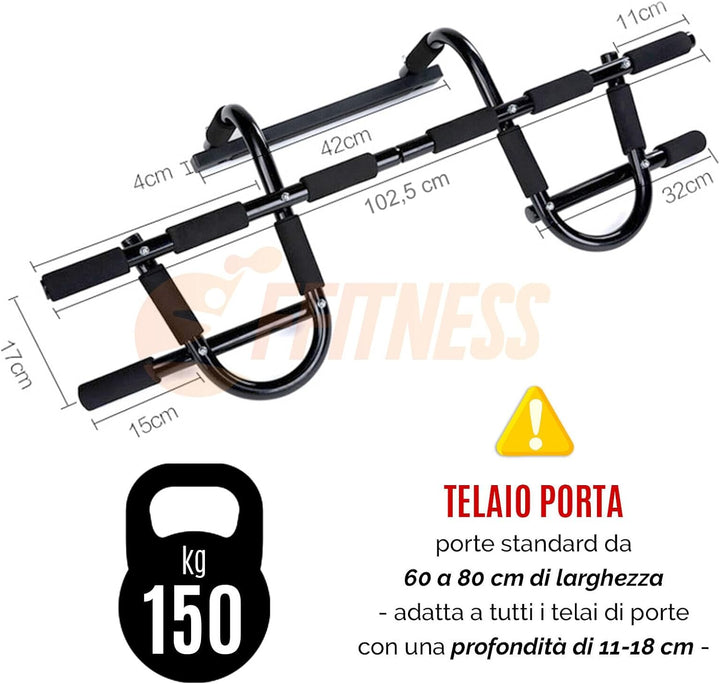 FFitness FSMDK811 Klimmzugstange für die professionelle Tür, Iron Gym Body Building Fitness zu Hause
