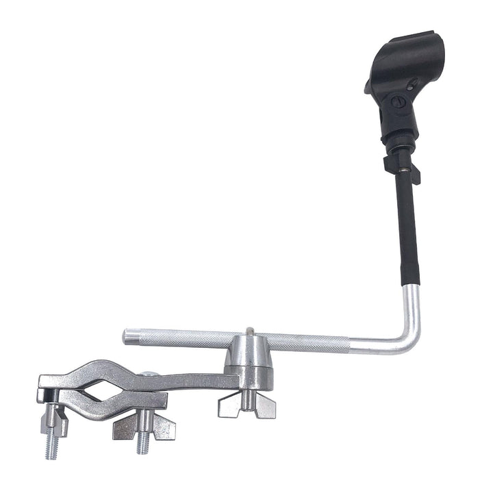 TUOREN Schlagzeug-Set Mikrofonhalterung Halter Drum Rack Montageklemme mit L-förmigem Mikrofonhalter