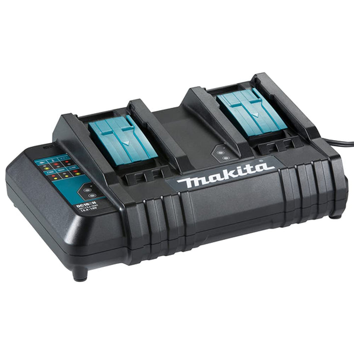 Makita 199688-2 DC18SH 14,4 V bis 18 V Multi-Ladegerät mit zwei Anschlüssen