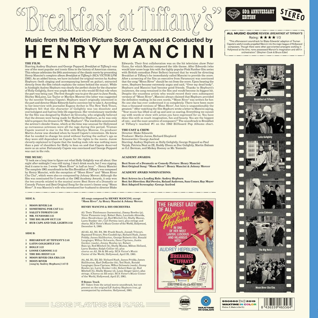 Breakfast at Tiffany'S Ost (Ltd., Vinyl