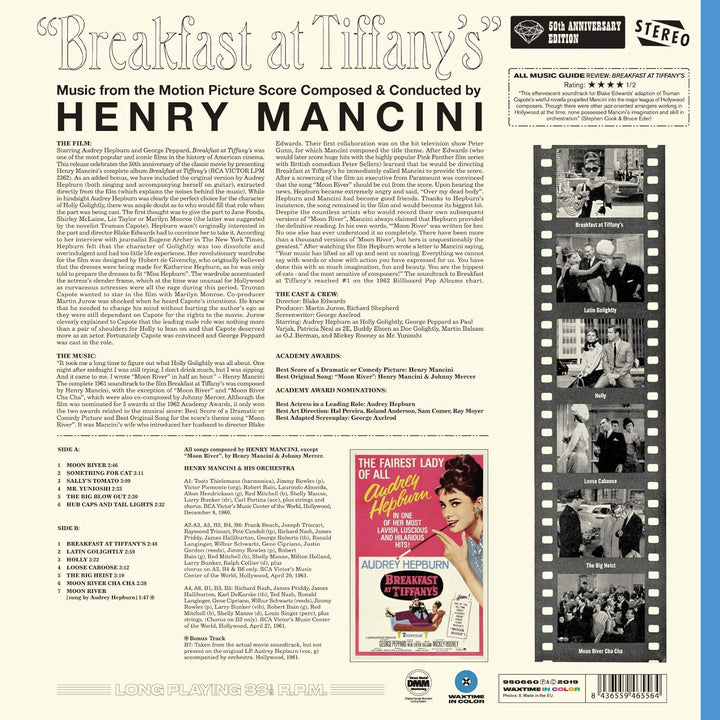 Breakfast at Tiffany'S Ost (Ltd., Vinyl