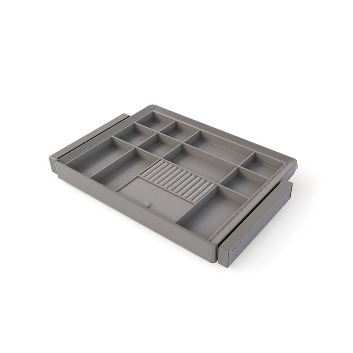 Emuca - Satz Organisationsschublade und ahmen für Schrank Quartz, mit Softclose-Vollauszug, Modul 70