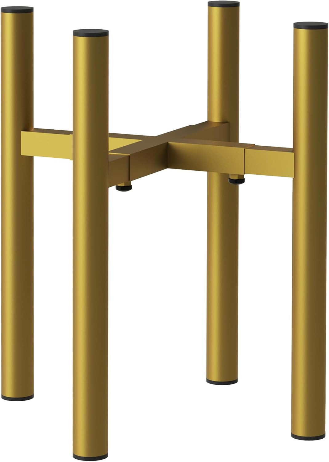 DanDiBo Verstellbarer Pflanzenständer Gold Metall 30 cm Blumenständer 96474 Blumenhocker Verstellbar