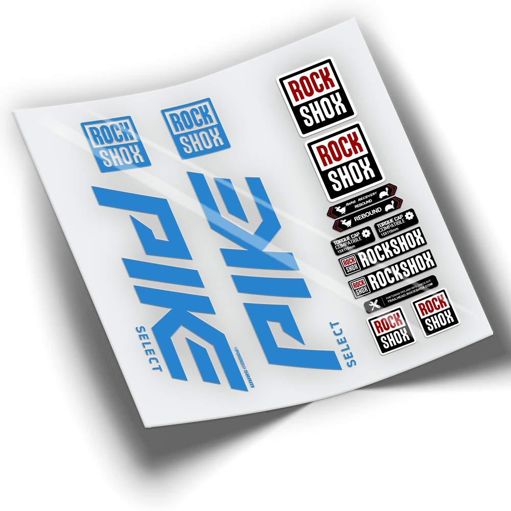 REF:VP387 Aufkleber, kompatibel mit Rock-Shox PIKE SELECT 2019-2022 MTB, Sticker, Aufkleber, Mountai