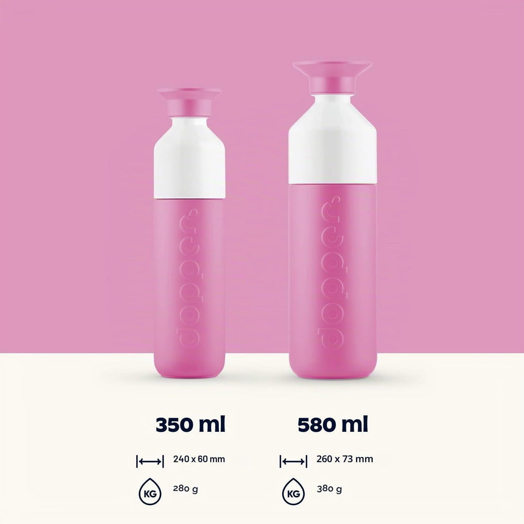 Dopper Insulated 580ml Thermosflasche Pelican Pink - Doppelwandig, auslaufsicher, hält 24h kalt/9h h