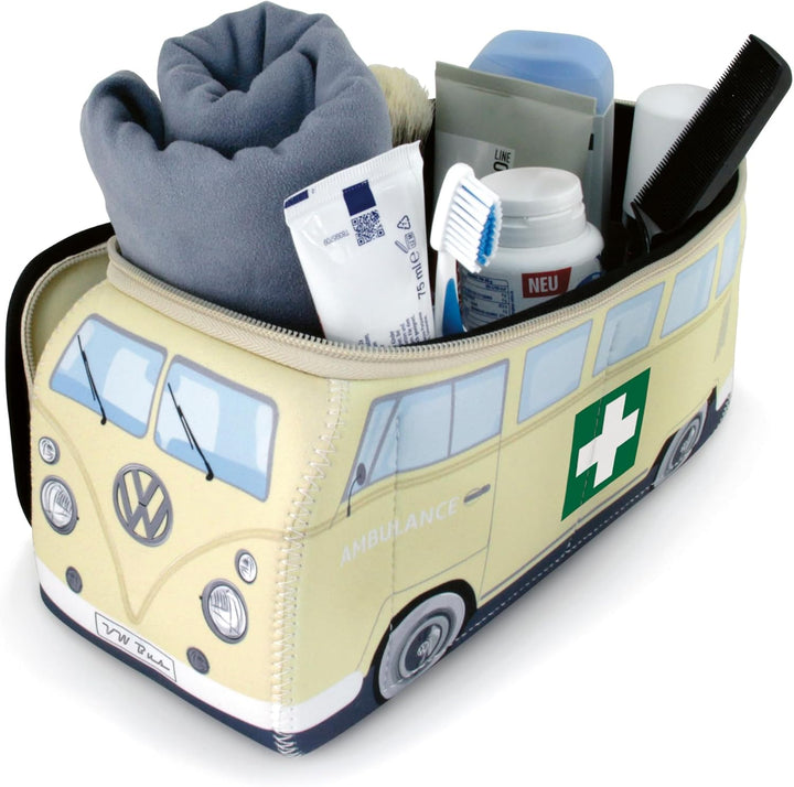 BRISA VW Collection - T1 Bulli Bus Kulturbeutel Kosmetiktasche | Volkswagen Universaltasche Waschbeu
