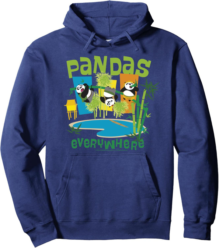 Kung Fu Panda Pandas Everywhere Pullover Hoodie