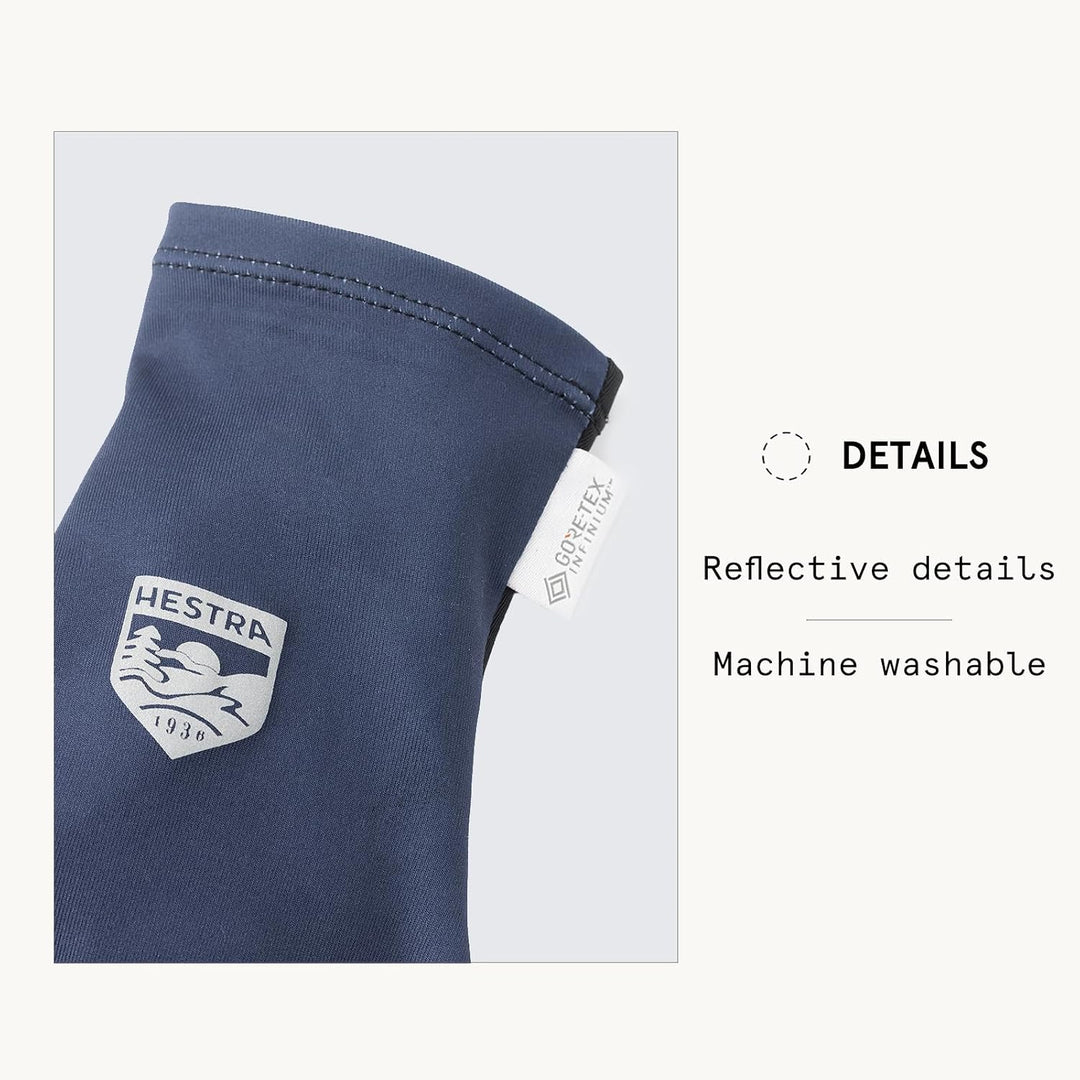 HESTRA INFINIUM Stretch Liner Light Handschuh 2023 Black Dunkles Marineblau 10, Dunkles Marineblau 1