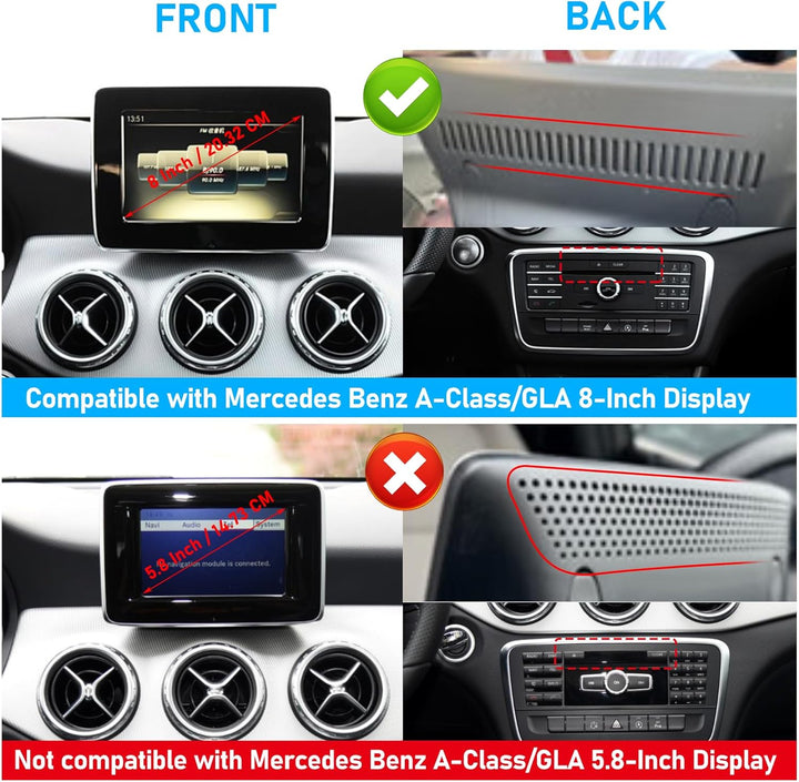 TTCR-II Kompatibel mit Mercedes Benz CLA Handyhalterung, Brauch Passt Basis für Mercedes CLA 2016-20