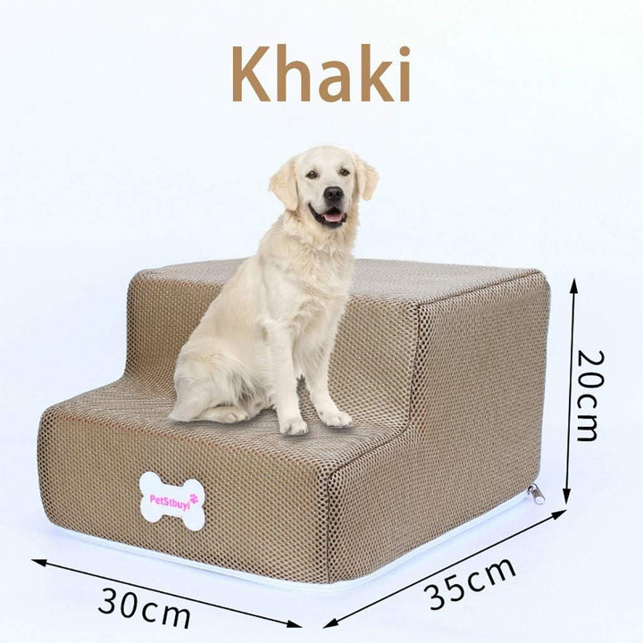 2-stufige Hundetreppe für Hochbett und Couch, 20cm hoch für Hunde, breitere Haustiertreppe für klein