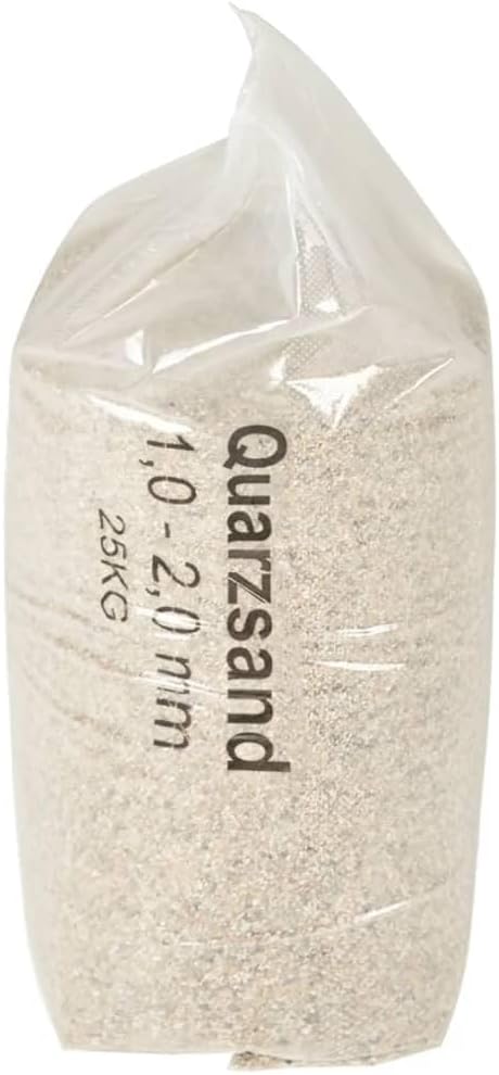 vidaXL Filtersand, Poolfilter Quarzsand für Poolreinigung, Geruchloser Sand für Filteranlagen, Filte
