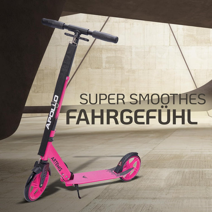 Apollo Artemis City Roller - Höhenverstellbarer Scooter für Kinder, Teens und Erwachsene, Tretroller
