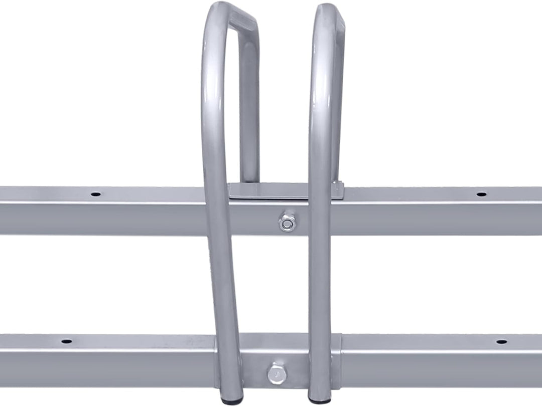 Izrielar Fahrradständer, Für 4 Fahrräder 35-55 mm Reifenbreite, Boden und Wandmontage, Mehrfachständ