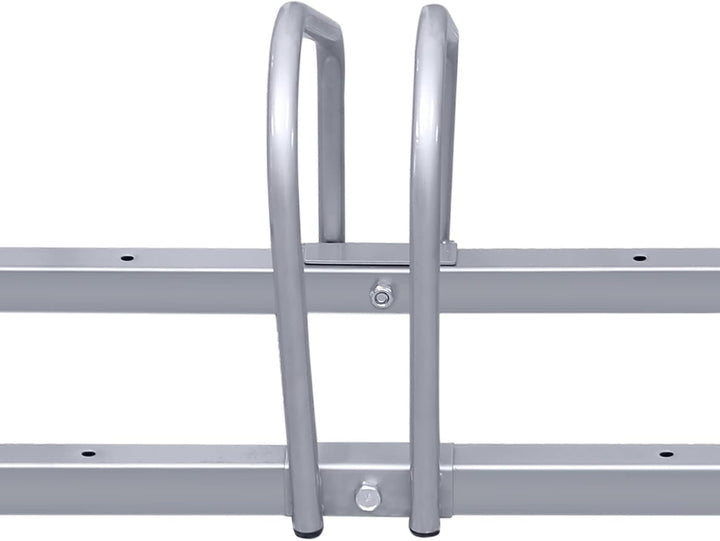Izrielar Fahrradständer, Für 4 Fahrräder 35-55 mm Reifenbreite, Boden und Wandmontage, Mehrfachständ