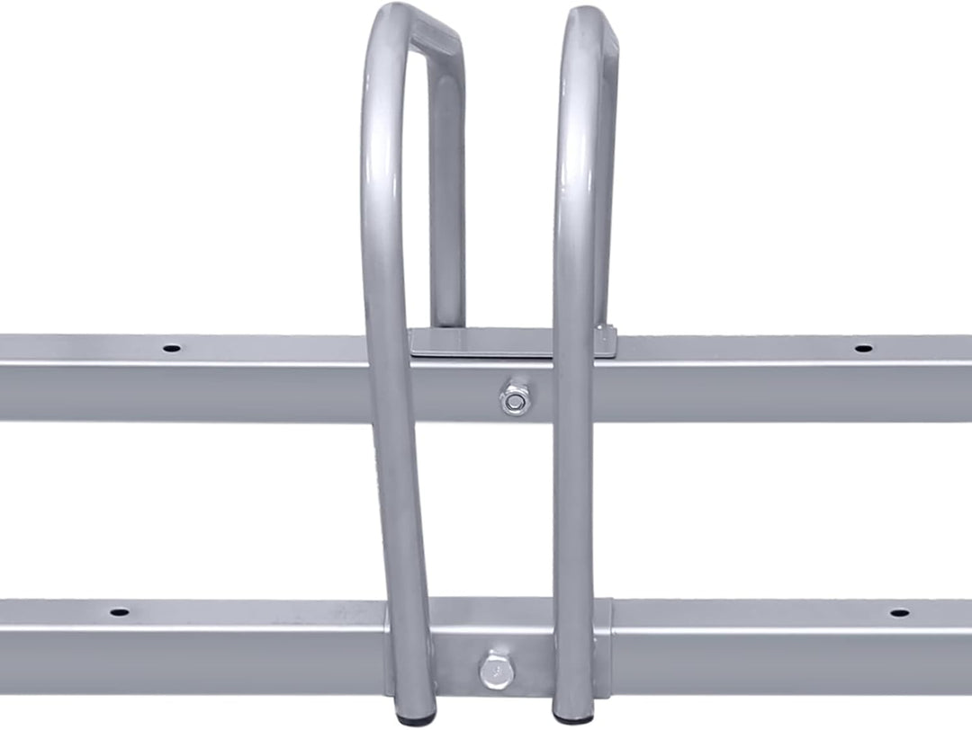 Ikodm 2 x 2er Fahrradständer im Set, Mehrfachständer für 2 Fahrräder 35-55 mm Reifenbreite Aufstells