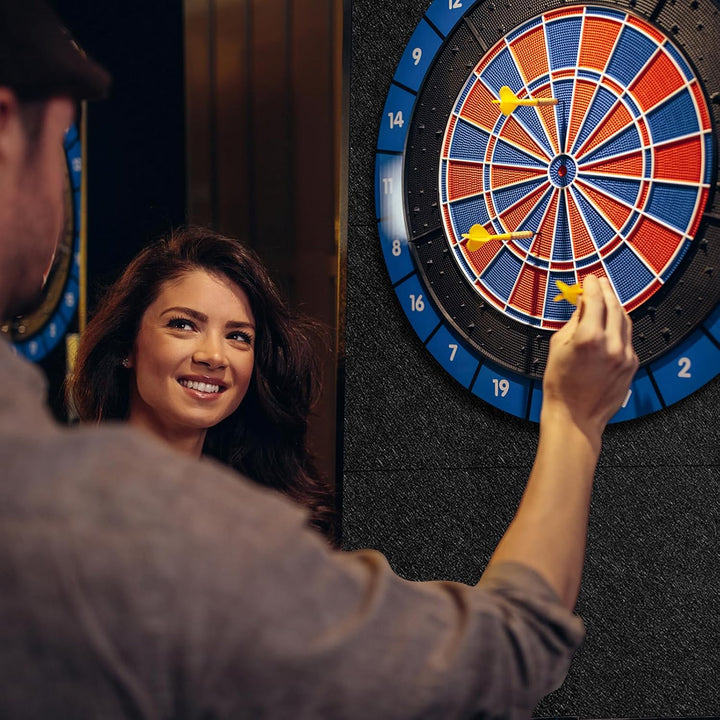 KEAGAN Dartboard-Wandschutz, Filz-Dartboard-Wandschutz, Selbstklebend, Gespleisst, Wandumrandung für