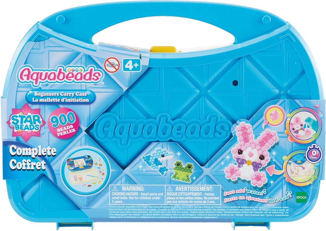 Aquabeads 31912 Starter Set im Koffer, Multi Color & 31520 Glitzerperlen - Nachfüllset Nachfüllpack