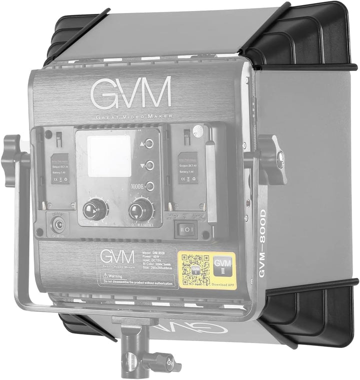 GVM Softbox für LED Videolicht der Serien 800D, 480LS, 560AS, Zubehör für Videobeleuchtung 800D, 480