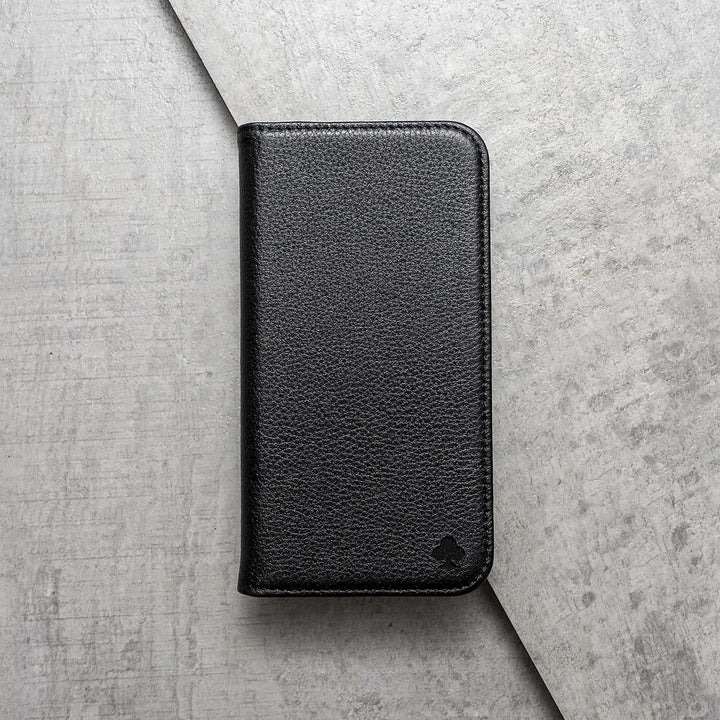 Porter Riley - Lederhülle kompatibel mit iPhone XR. Premium Echtleder Standhülle/Cover/Brieftasche m