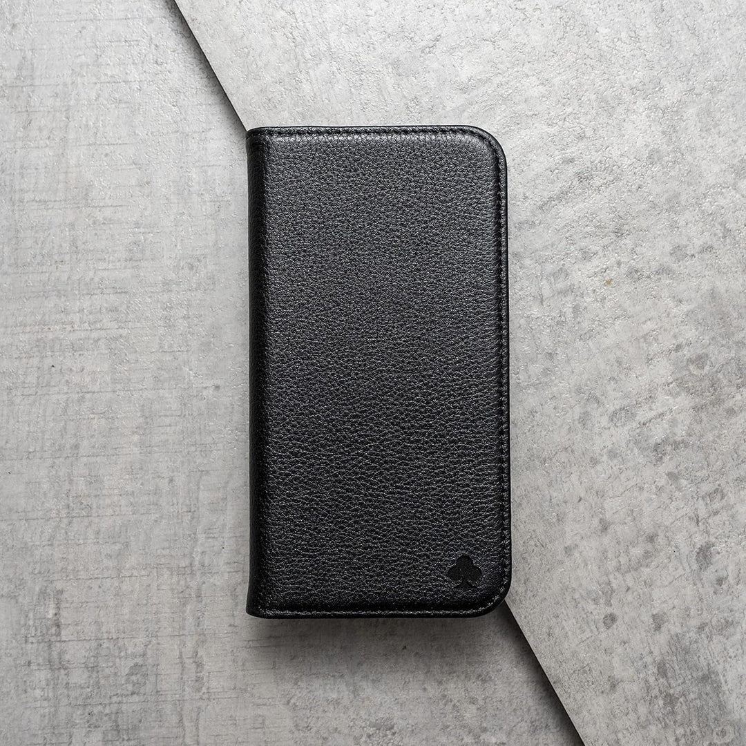 Porter Riley - Lederhülle für iPhone 11 (6.1"). Premium Echtleder Standhülle/Cover/Brieftasche mit [