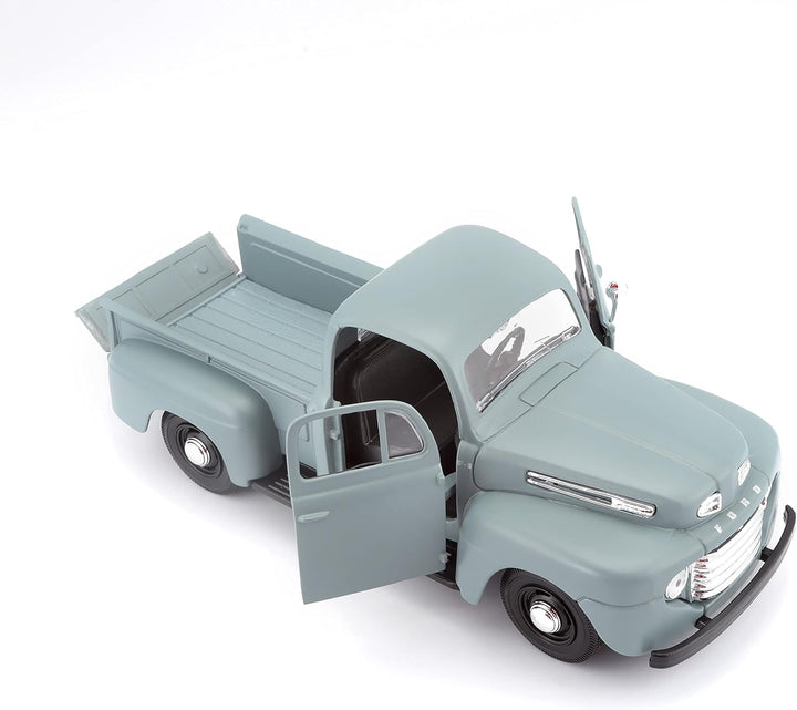 Maisto Ford F1 Pickup (1948): Modellauto im Massstab 1:25, Türen und Heckklappe zum Öffnen, 20 cm, r