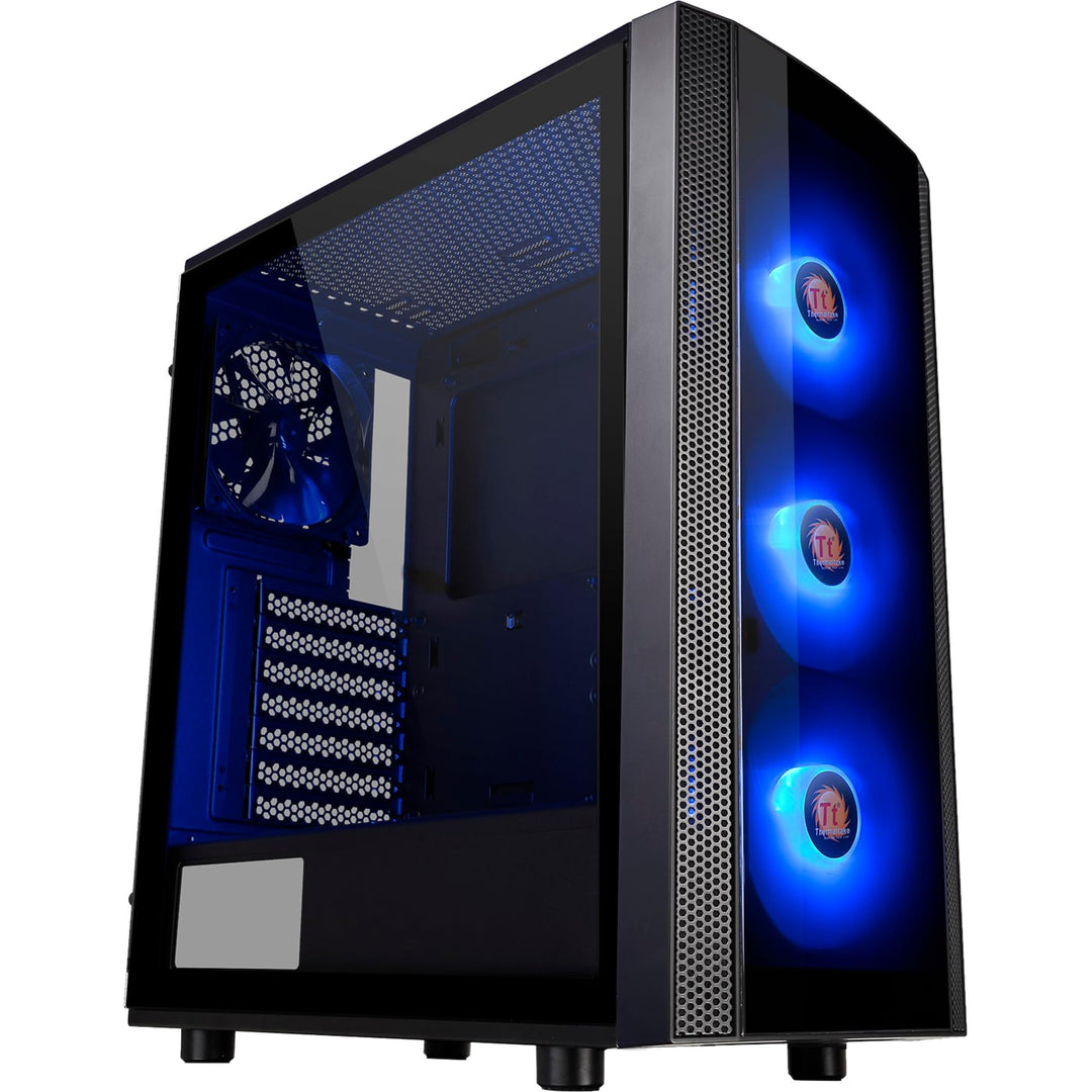 Thermaltake Versa J25 RGB TG (Tempered Glass) Midi Tower PC Gehäuse Versa J25 TG RGB