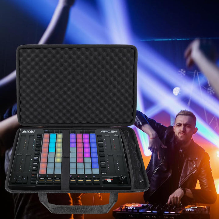 co2CREA Hart Reise Schutz Hülle Etui Tasche für Akai Professional APC64 Ableton MIDI Controller(Nur