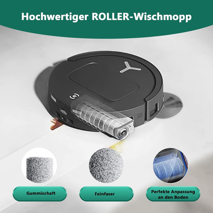KGC 19 Stück Zubehörset für Ecovacs Deebot T80 Pro Omni, X8 OMNI, X8 Pro OMNI Saugroboter, 1 Hauptbü