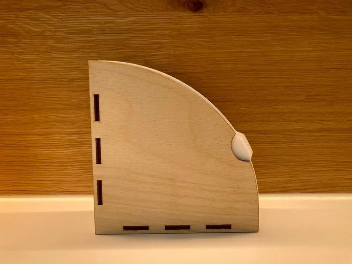 Filterhalter für Hario V60 Filterpapier aus Holz - Handmade personalisierbar (V60-03, Herz), Herz V6