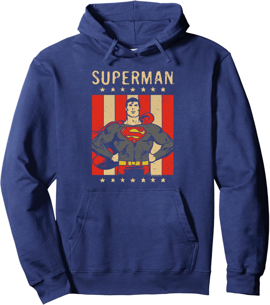 Superman Retro Liberty Pullover Hoodie