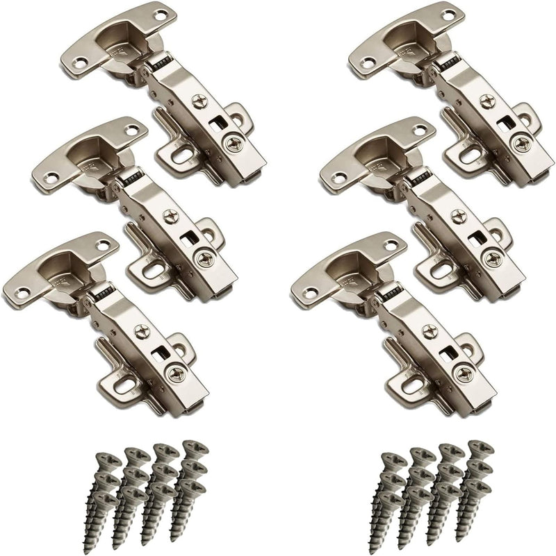 SOTECH 6er Set Hettich Sensys Topfbänder 8645i TH52 110 Grad Eckanschlag voll Vorliegend Standard Sc