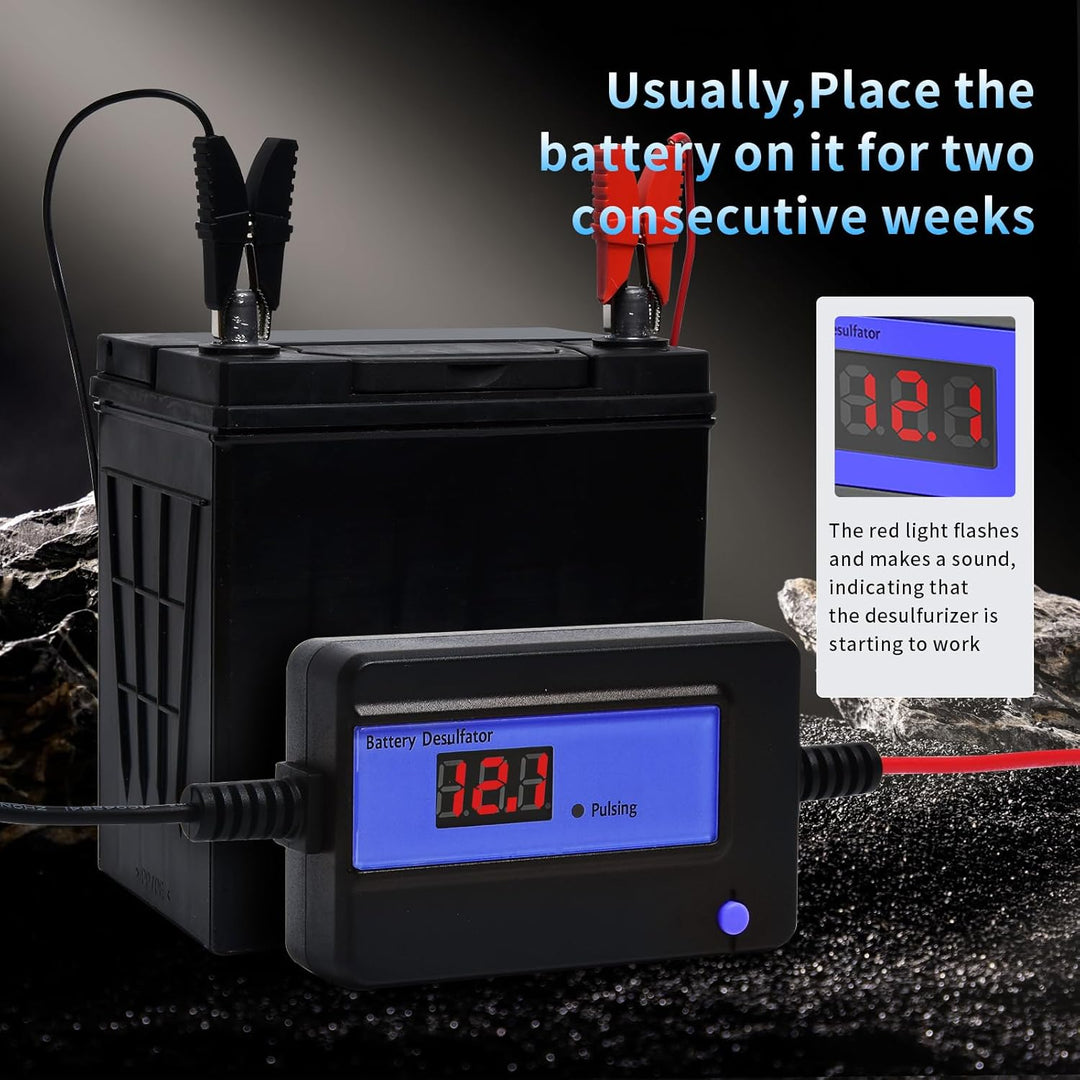 Automatischer Batterie Desulfator Wartungsgerät für Gel, AGM, SLA Blei Säure Batterien für Autos, LK