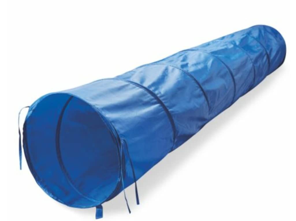 Agility für den Hund - Hundetunnel mit Erdnägeln - 2M - Blau