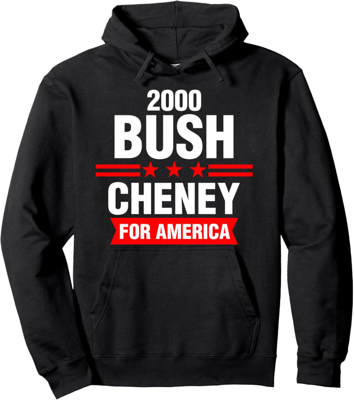Wahlkampf Bush Cheney 2000 Pullover Hoodie