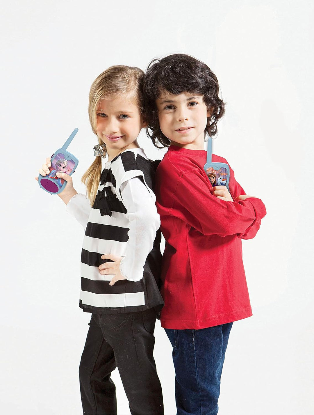 Lexibook, Die Eiskönigin, Talkies-Walkies 200m, Kommunikationsspiel für Kinder, Gürtelclip, 2 Kommun