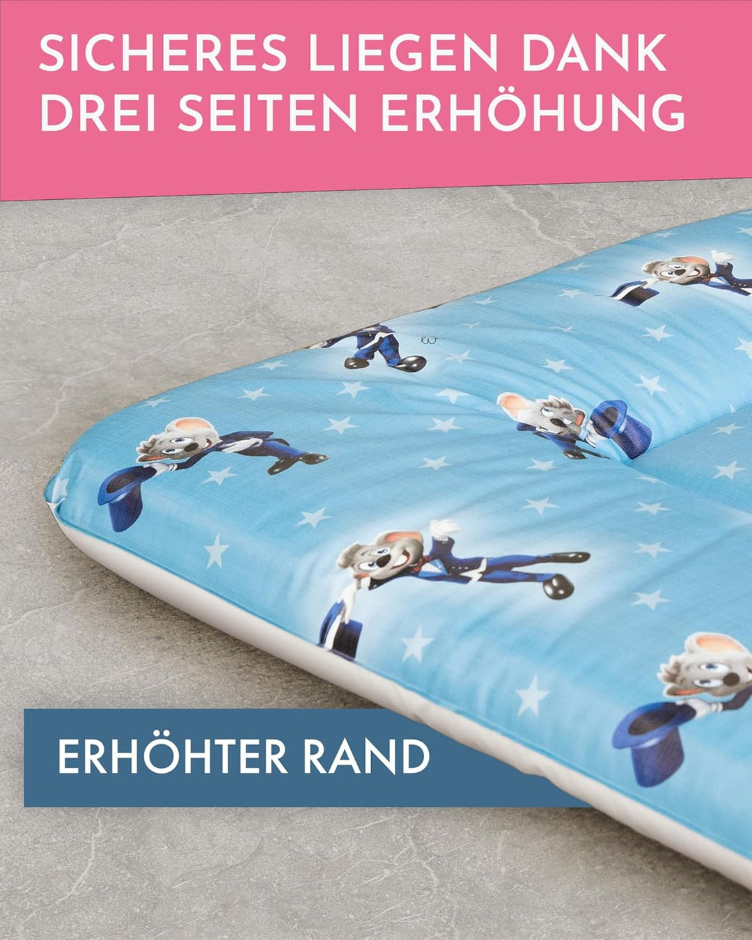 pic Bear Wickelauflage - hochwertige Wickelmatte - Wickeltischauflage - pflegeleichte Wickelunterlag