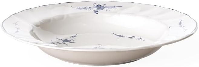 Villeroy &amp; Boch Vieux Luxembourg Suppenteller, 23 cm, Premium Porzellan, Weiss/Blau, 10-2341-2700 22