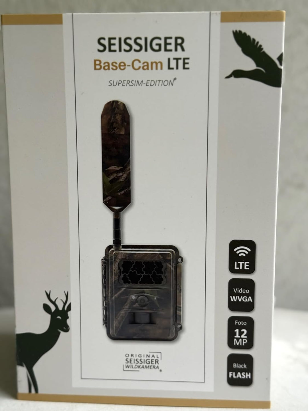 SEISSIGER Base-Cam LTE SUPERSIM-Edition, Wildkamera - Überwachungskamera, Jäger, Outdoor