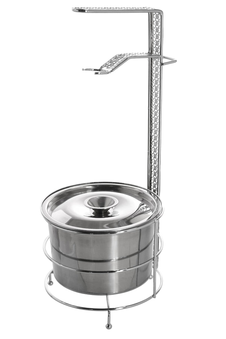 Kohlekorb Gross mit Zangen- und Deckelhalter