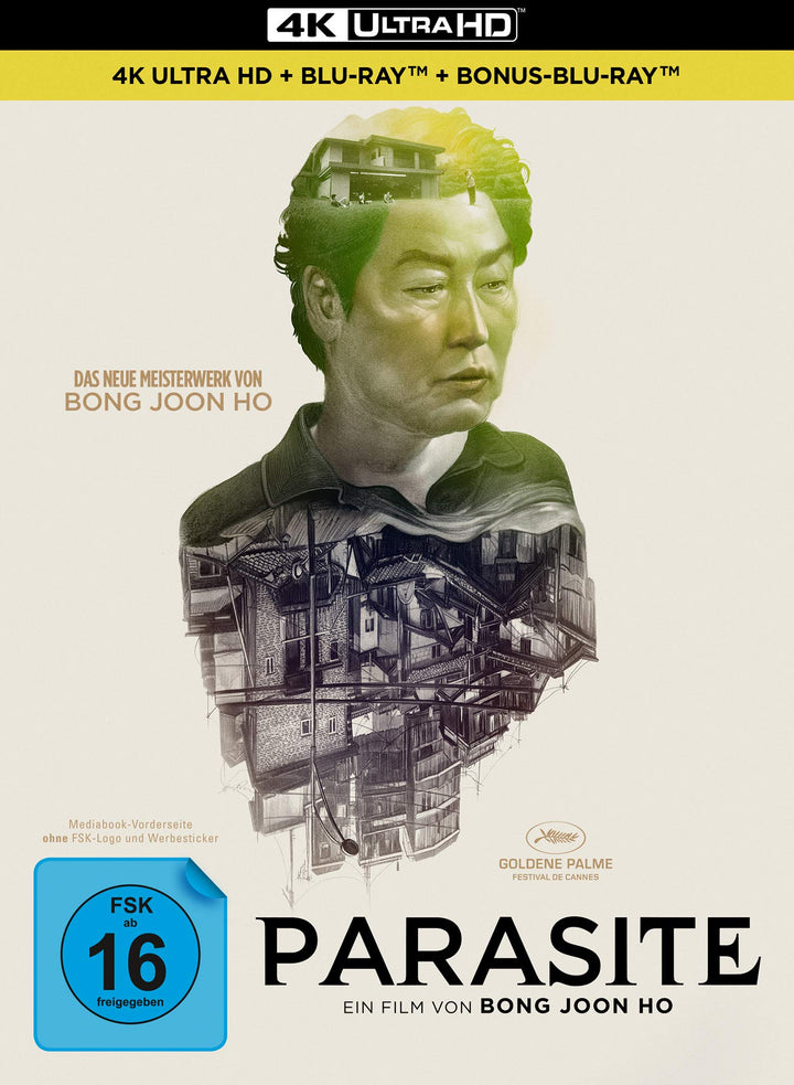 Parasite (Mediabook B, 4K Ultra-HD, Blu-ray, Bonus-Blu-ray), 4K