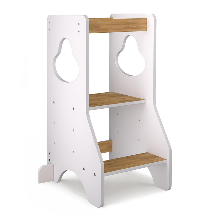 COSYLAND Lernturm ab 1 Jahr - Learning Tower - Höhenverstellbar Montessori Lernturm mit Kippschutz,