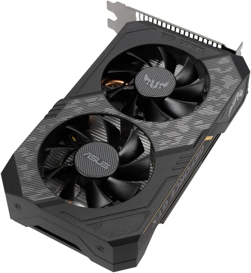 ASUS TUF Nvidia GeForce GTX 1650 4GB OC Edition Gaming Grafikkarte (GDDR6 Speicher, PCIe 3.0, 1x HDM