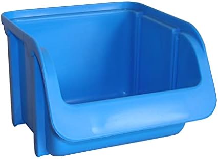 hünersdorff 656820 Sichtboxen-Set, 2 x Kunststoffschiene, 5 x Grösse 1, 5 x Grösse 2 blau-rot Rot/Bl