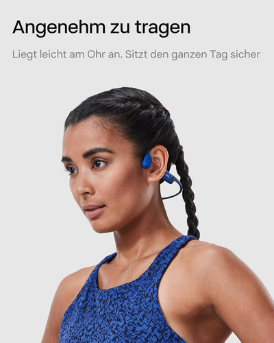 SHOKZ OpenRun Knochenschall Kopfhörer, Open-Ear Sport Bluetooth Kopfhörer mit Noise-Cancelling Mikro