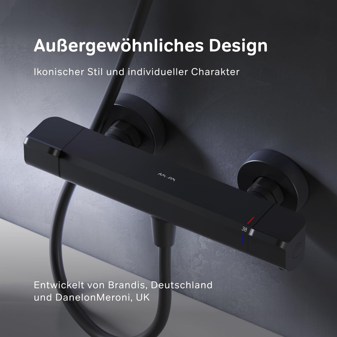 FNA40022 Flash Thermostatischer Duschmischer, Flash Schwarz